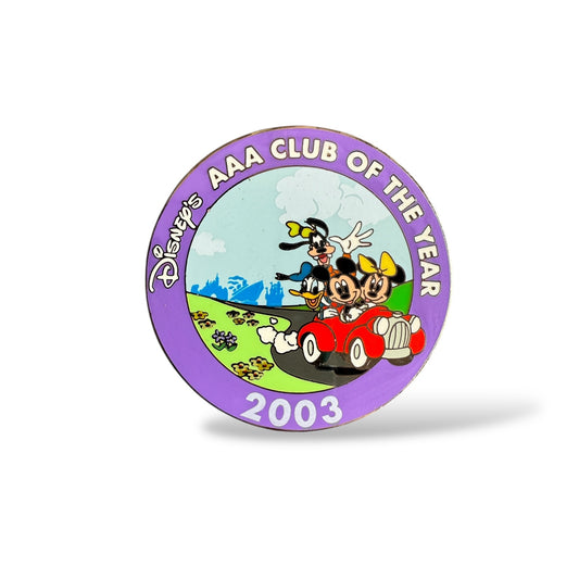 Artist Proof Disney Parks Disney's AAA Club of the Year 2003 Pin