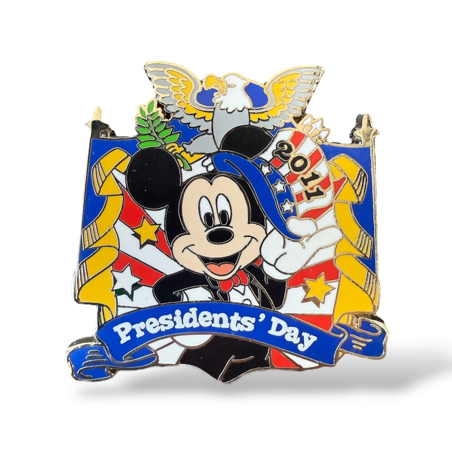 Disney Parks Mickey Presidents' Day 2011 Pin