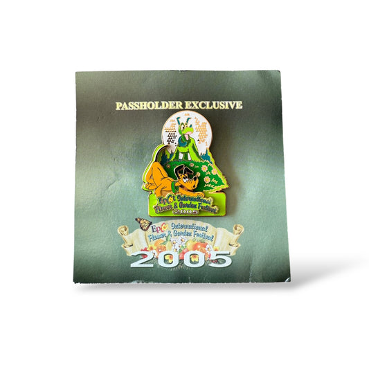 WDW Passholder Exclusive 2005 Epcot International Flower & Garden Festival Pluto Pin