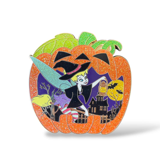 Disney Shopping Halloween Pumpkin Tinker Bell Pin