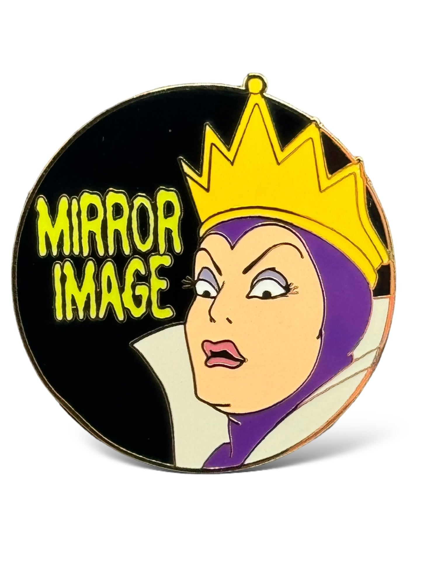 Cast Lanyard Evil Queen Mirror Image Hidden Mickey Pin