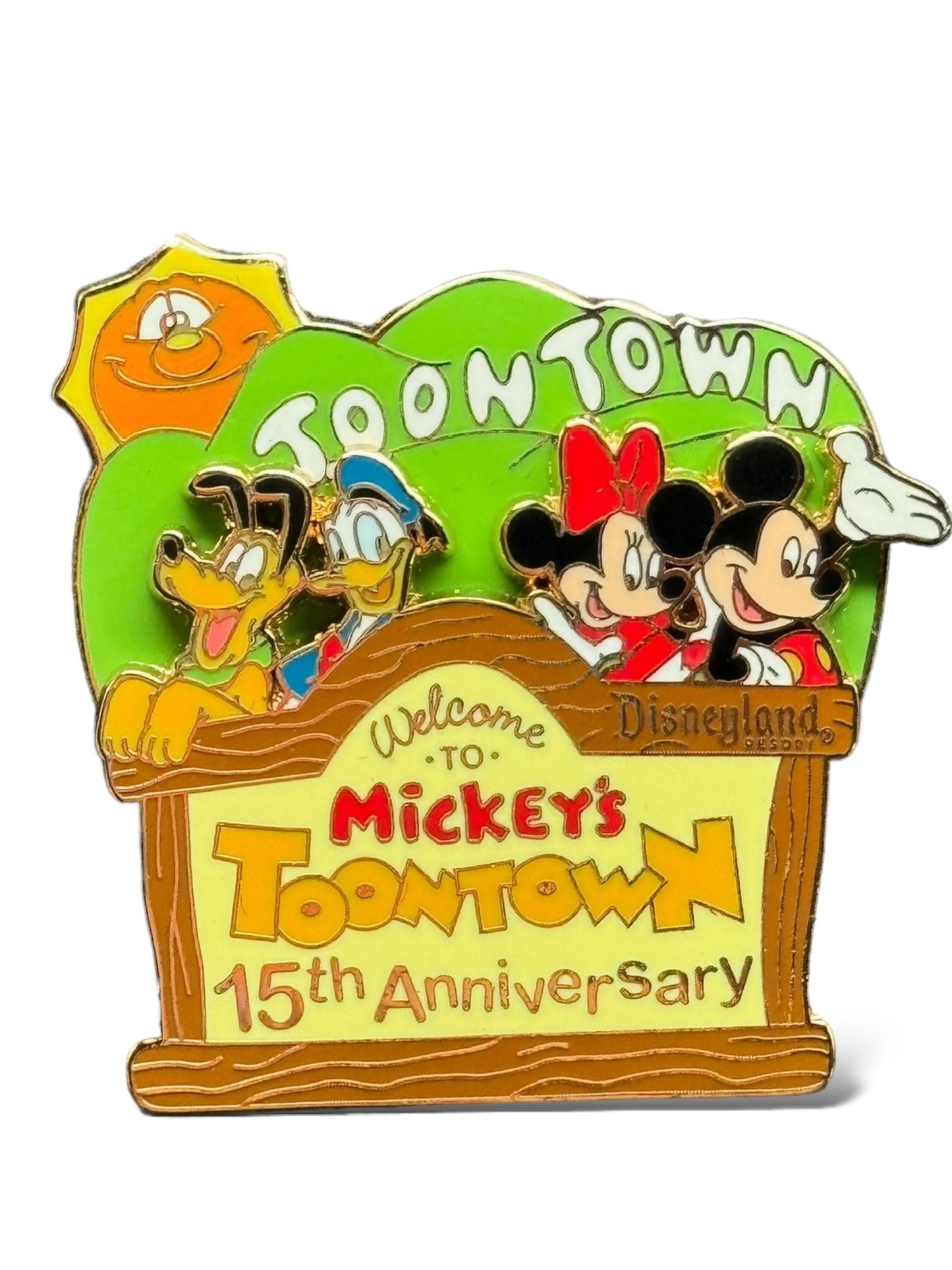 DLR Mickey's Toontown 15th Anniversary Pin