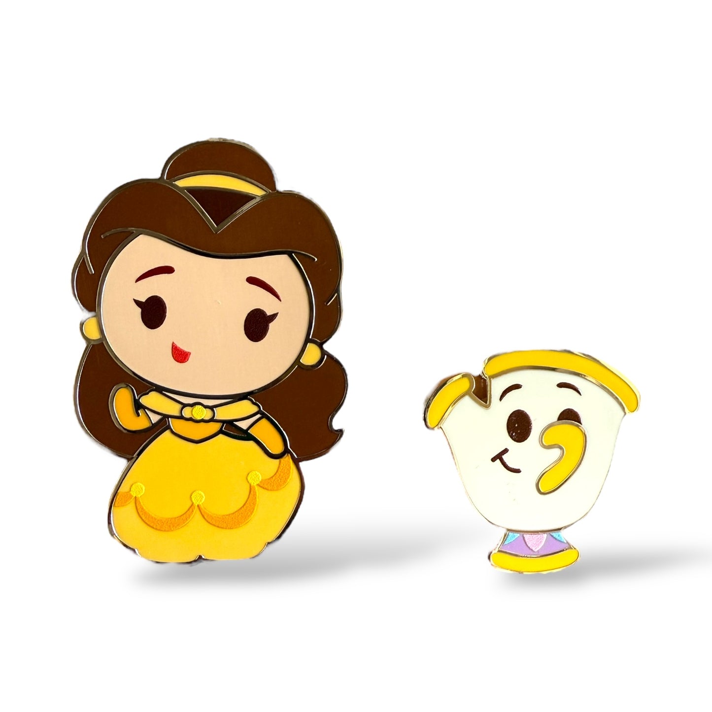 DLRP Big Head Cuties Belle and Chip Pin