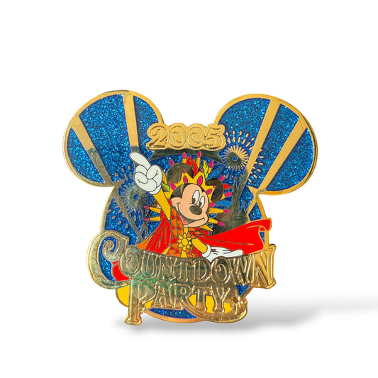 TDR Countdown Party 2005 Mickey Mouse Pin