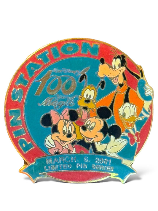 JDS 100 Years of Magic Fab 5 Blue Pin Station Pin