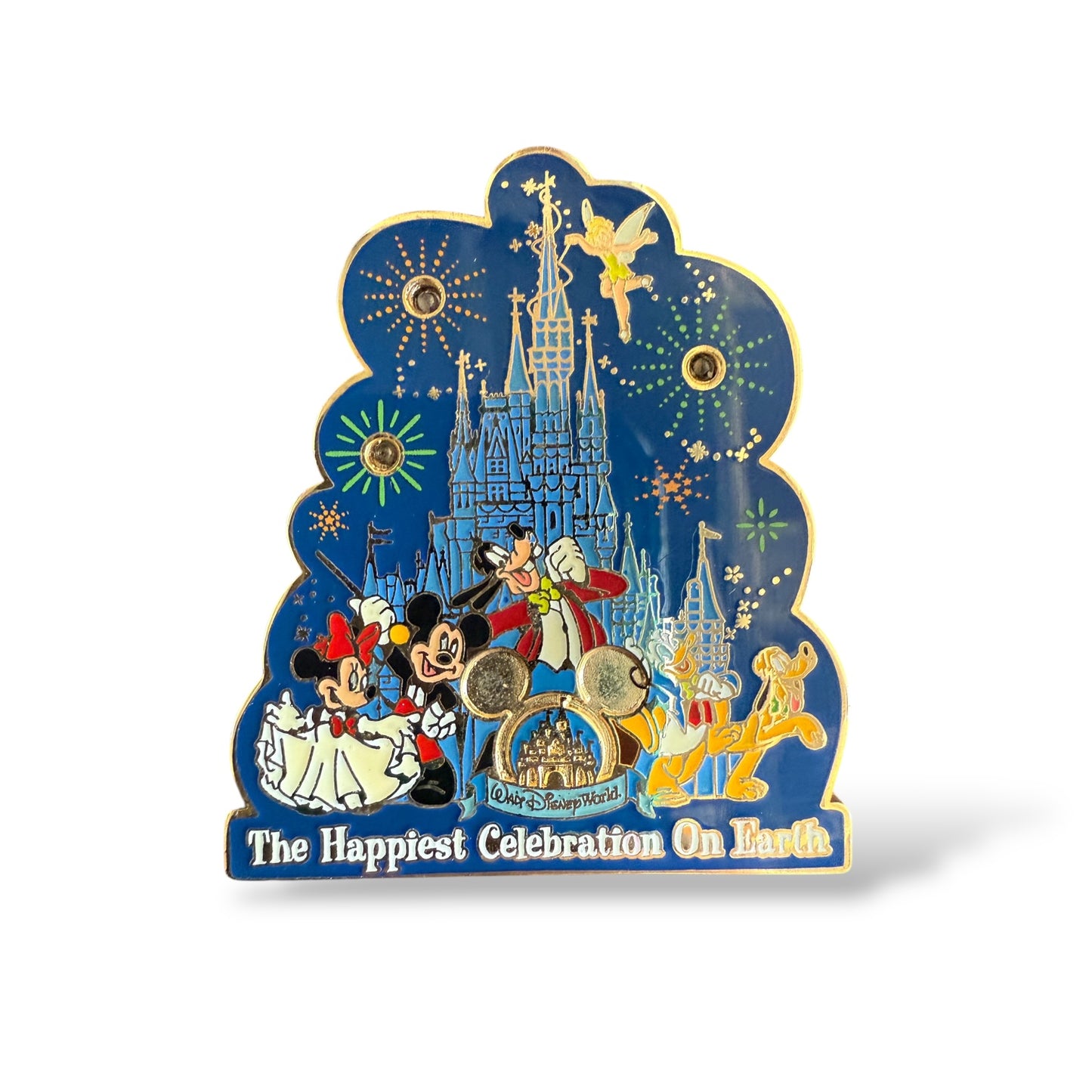 WDW Happiest Celebration on Earth Light-Up Pin