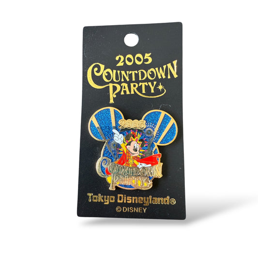 TDR Countdown Party 2005 Mickey Mouse Pin