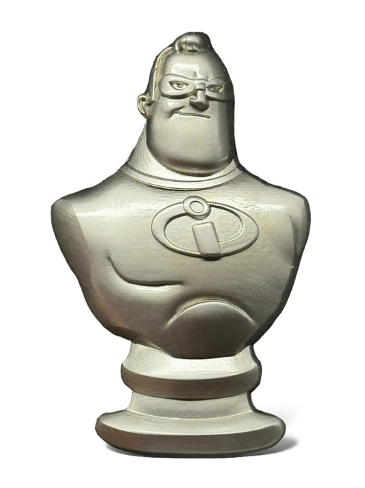 WDW Heroes vs. Villains Hall of Sculpted Busts Mr. Incredible Pin
