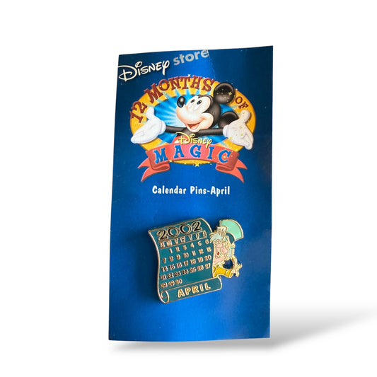 Disney Store 12 Months of Magic Mad Hatter April Pin