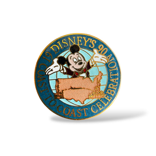 Disney Parks 1990 Coast to Coast Celebration Pin