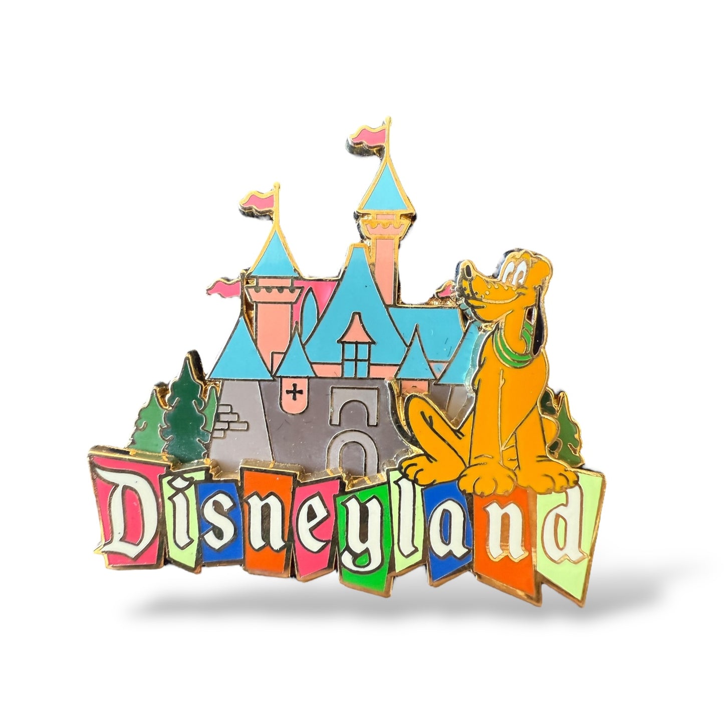 DLR Retro Disneyland Marquee Collection Pluto Pin