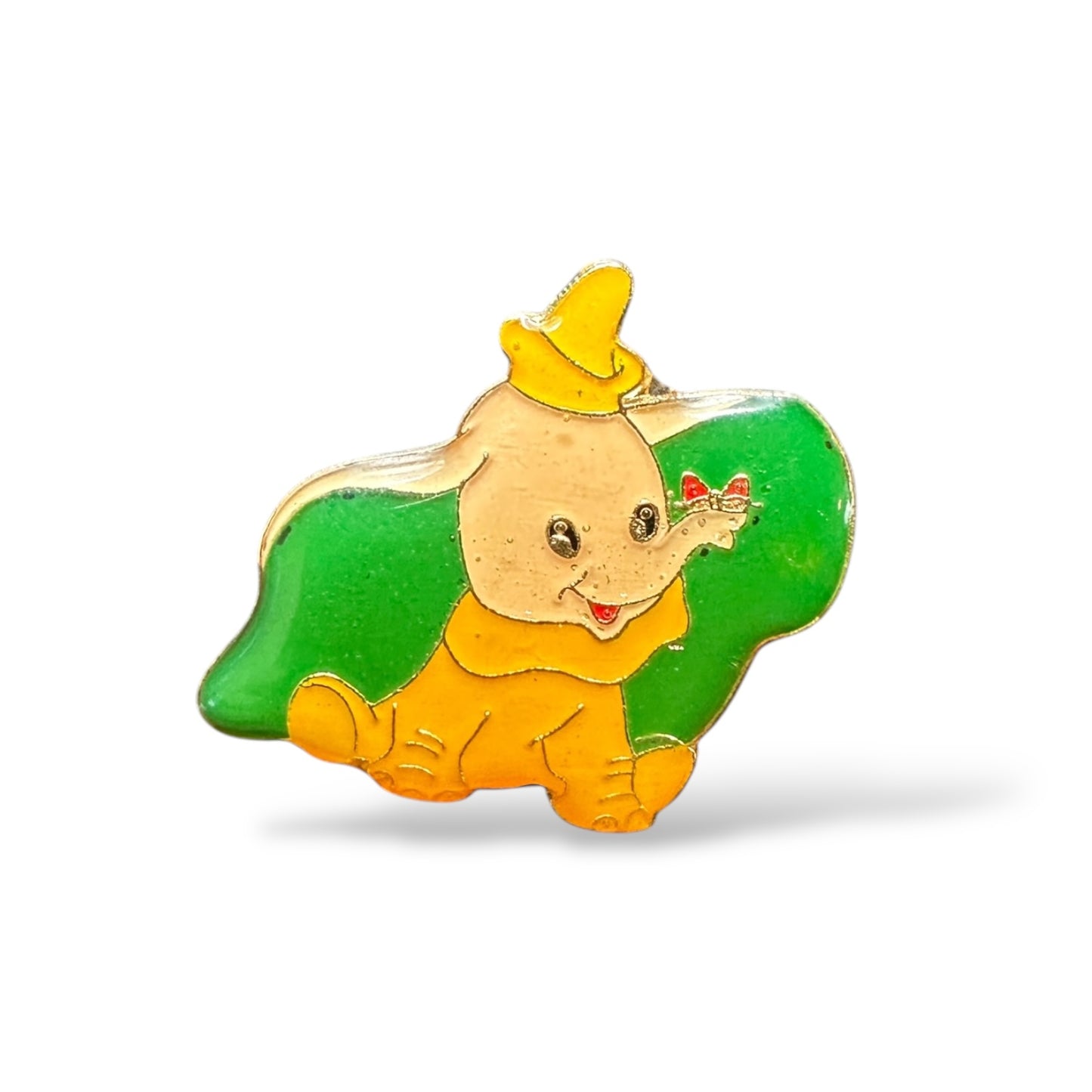 Disney Parks Vintage Green & Yellow Dumbo Pin