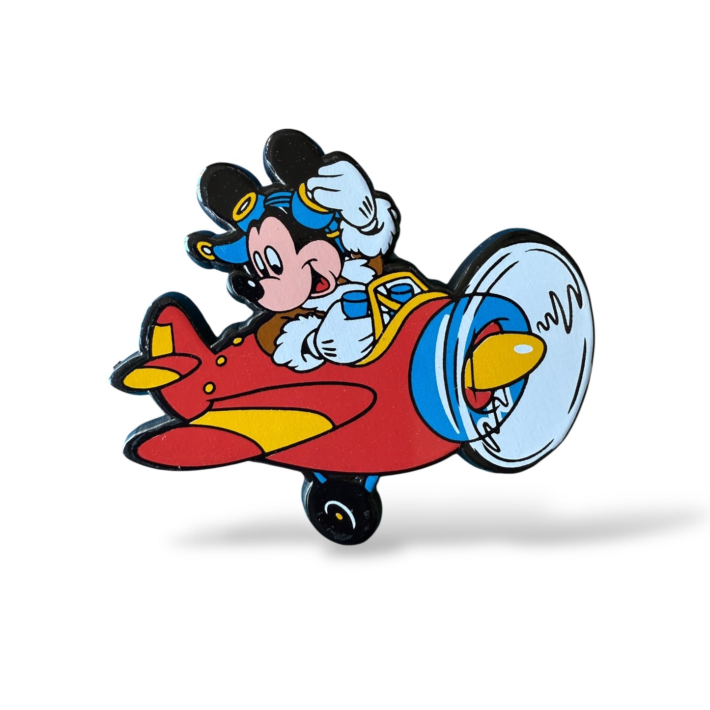 UKDS Plastic Mickey and His Gang Airplane Pin