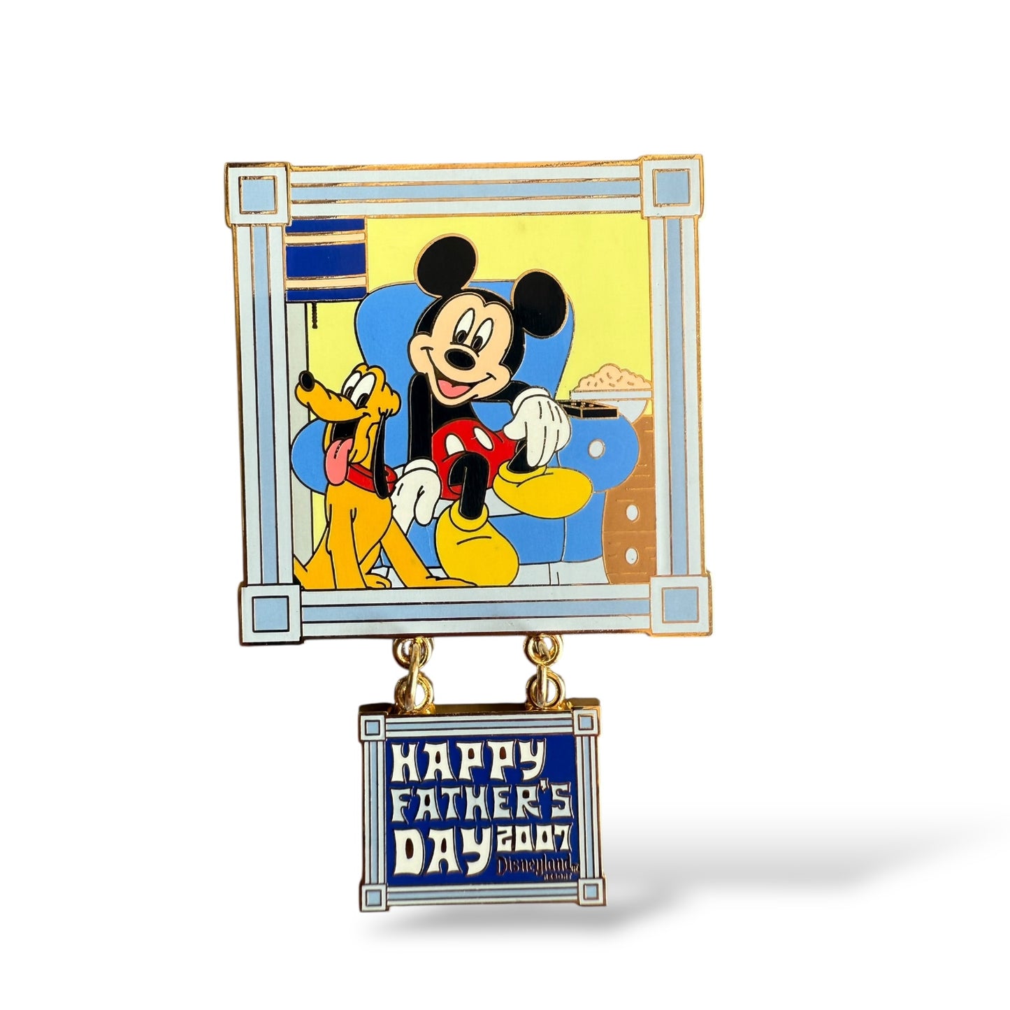 DLR Father's Day 2007 Mickey and Pluto Pin