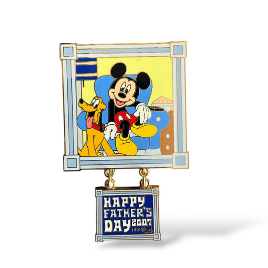 DLR Father's Day 2007 Mickey and Pluto Pin