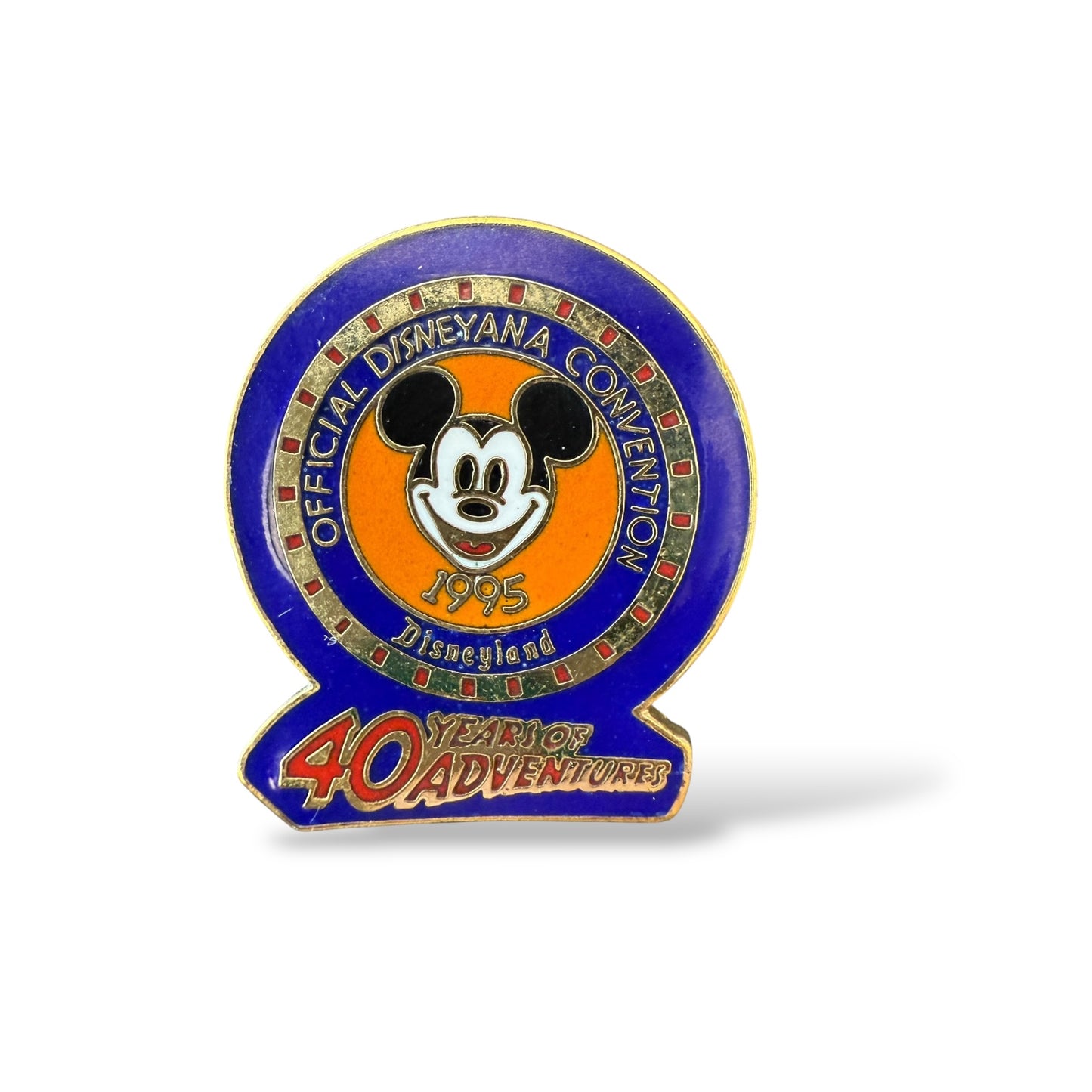 WDW Disneyana 40 Years of Advenrure 1995 Pin