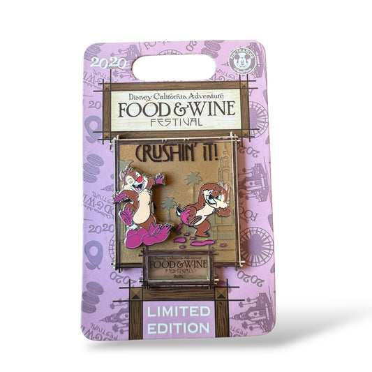 DCA 2020 DCA Food & Wine Festival Crushin' It Pin