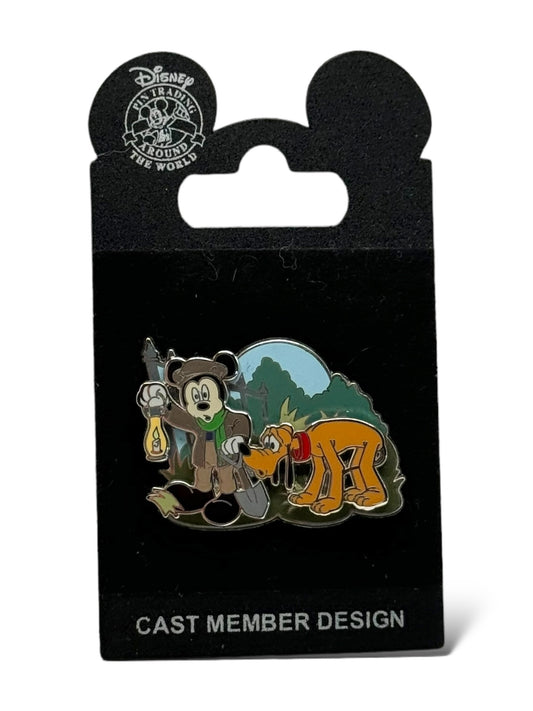 DLR Create-A-Pin Haunted Mansion Mickey and Pluto Pin