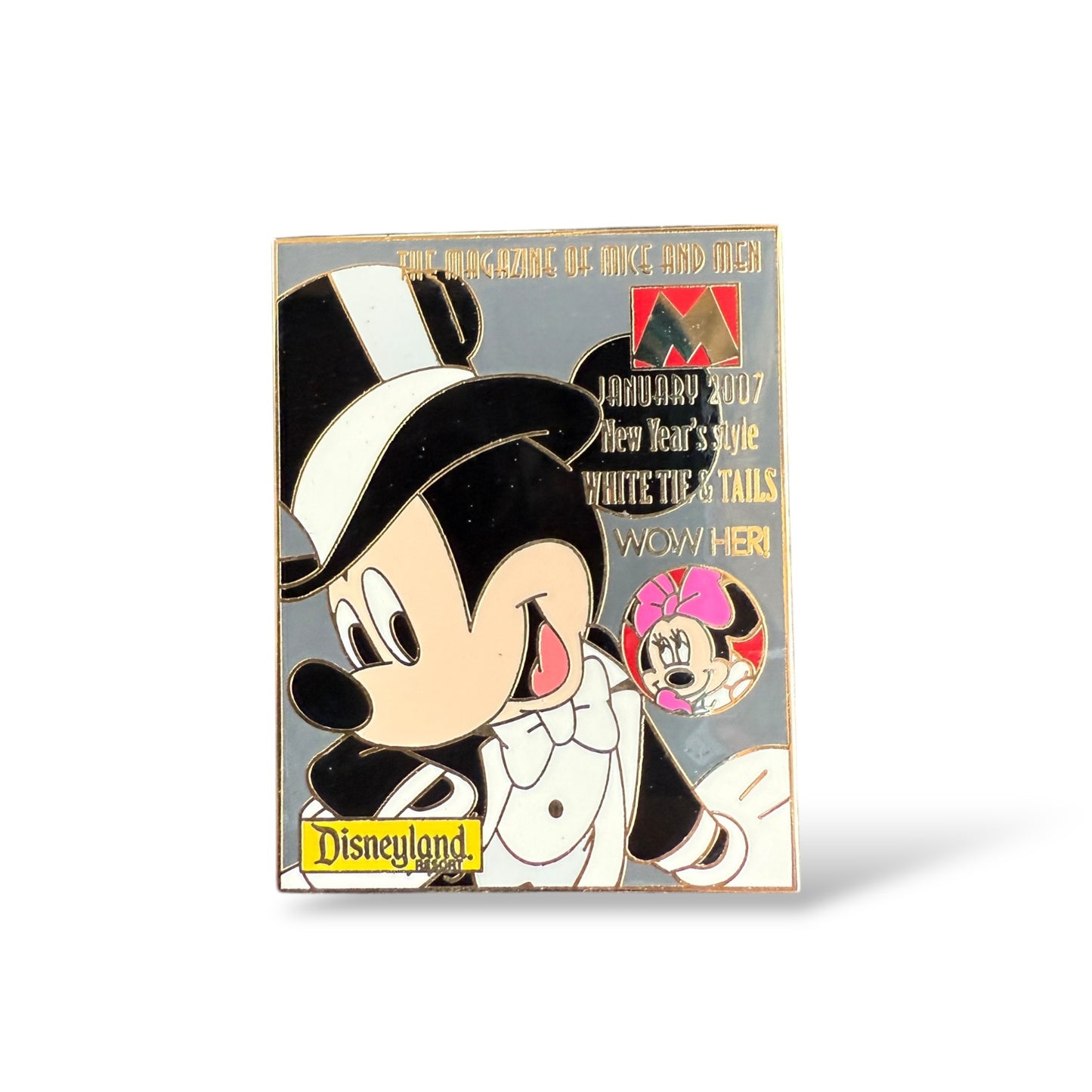 DLR M Magazine Collection 2007 January Mickey Pin