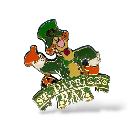 Disney Store 12 Months of Magic St. Patricks Day 2002 Tigger Pin