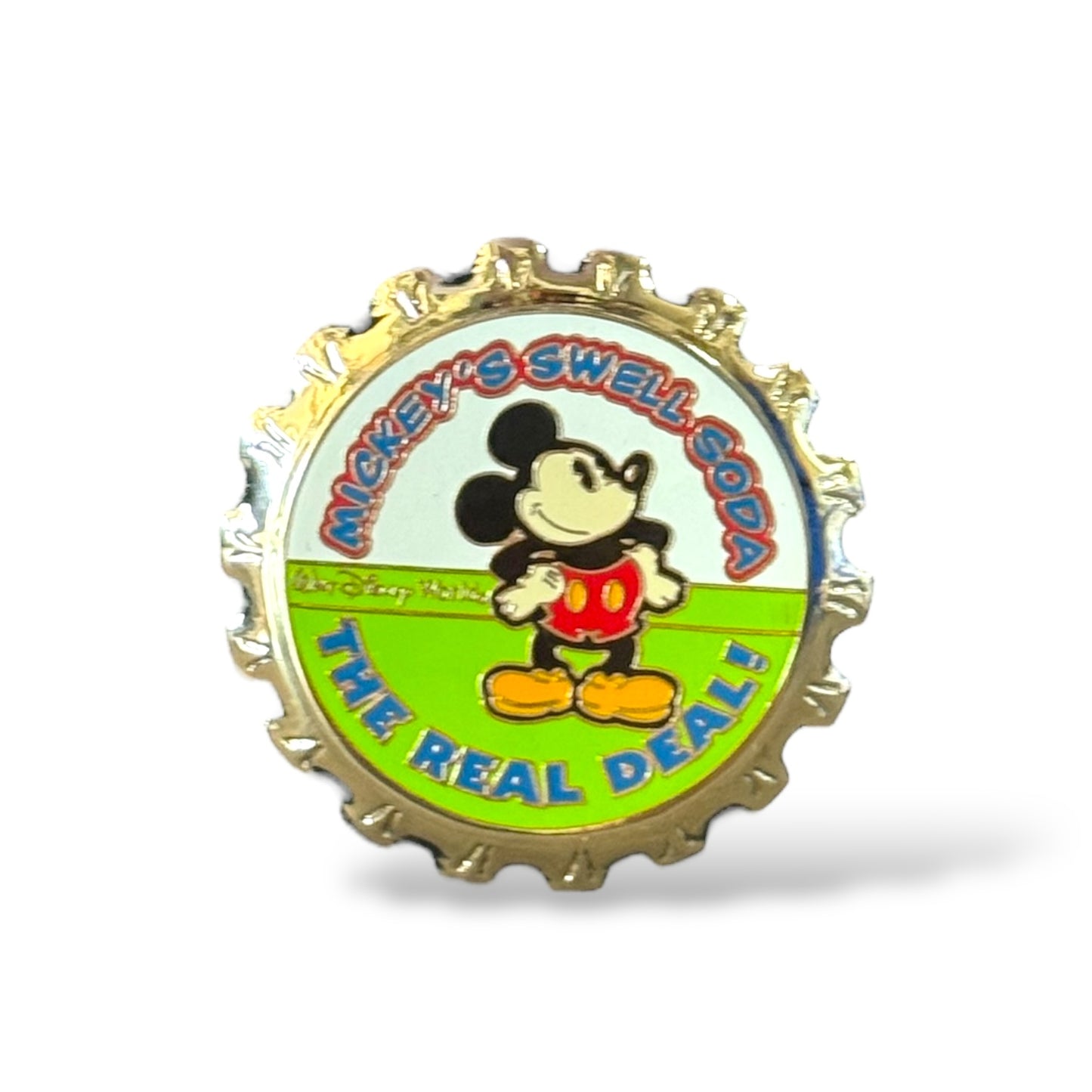 WDW Soda Pop Bottle Cap Mickey's Swell Soda Pin