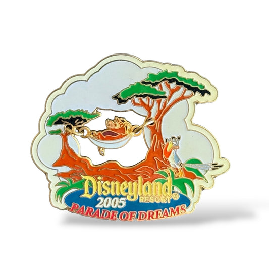 DLR Parade of Dreams Dream of Adventure Pumbaa & Zazu Pin