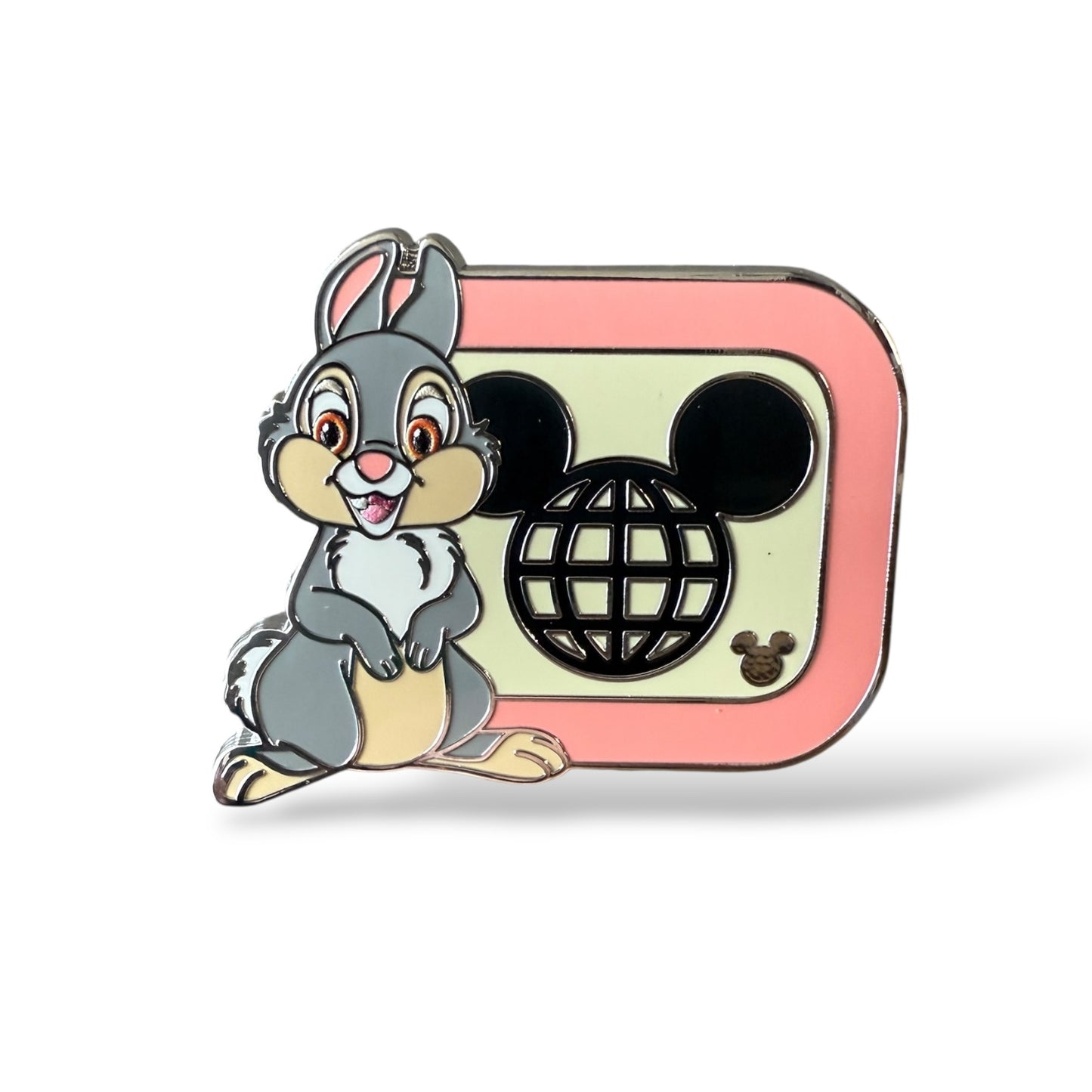 Cast Lanyard Disney "D" Thumper Hidden Mickey Pin