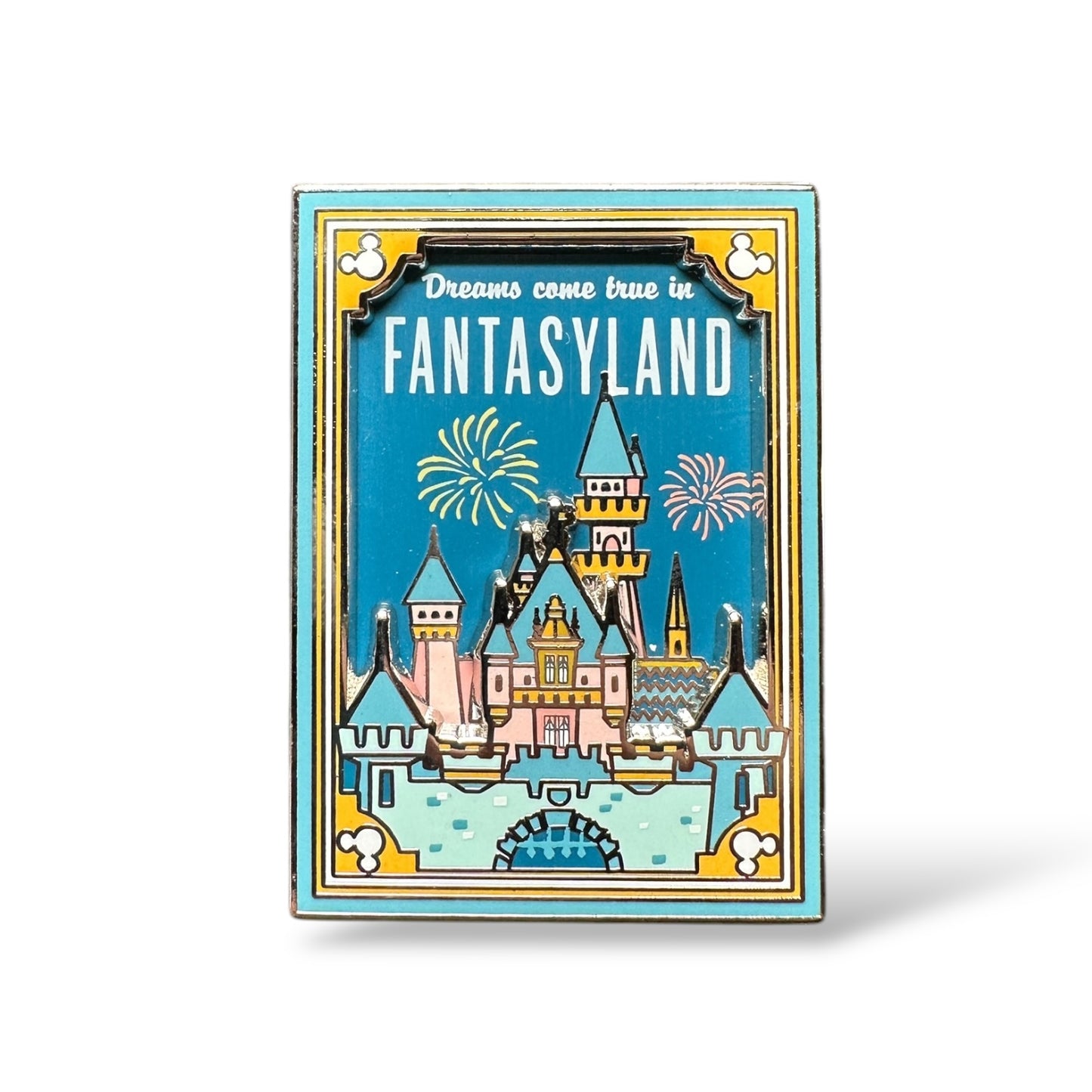 DLR Disneyland Attraction Poster Fantasyland Pin