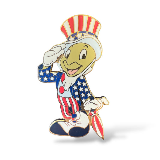 DLR Mickey's All American Pin Trading Festival Jiminy Cricket Pin