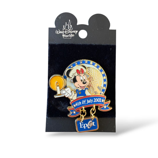 WDW 4th of July 2001 Minnie EPCOT Pin