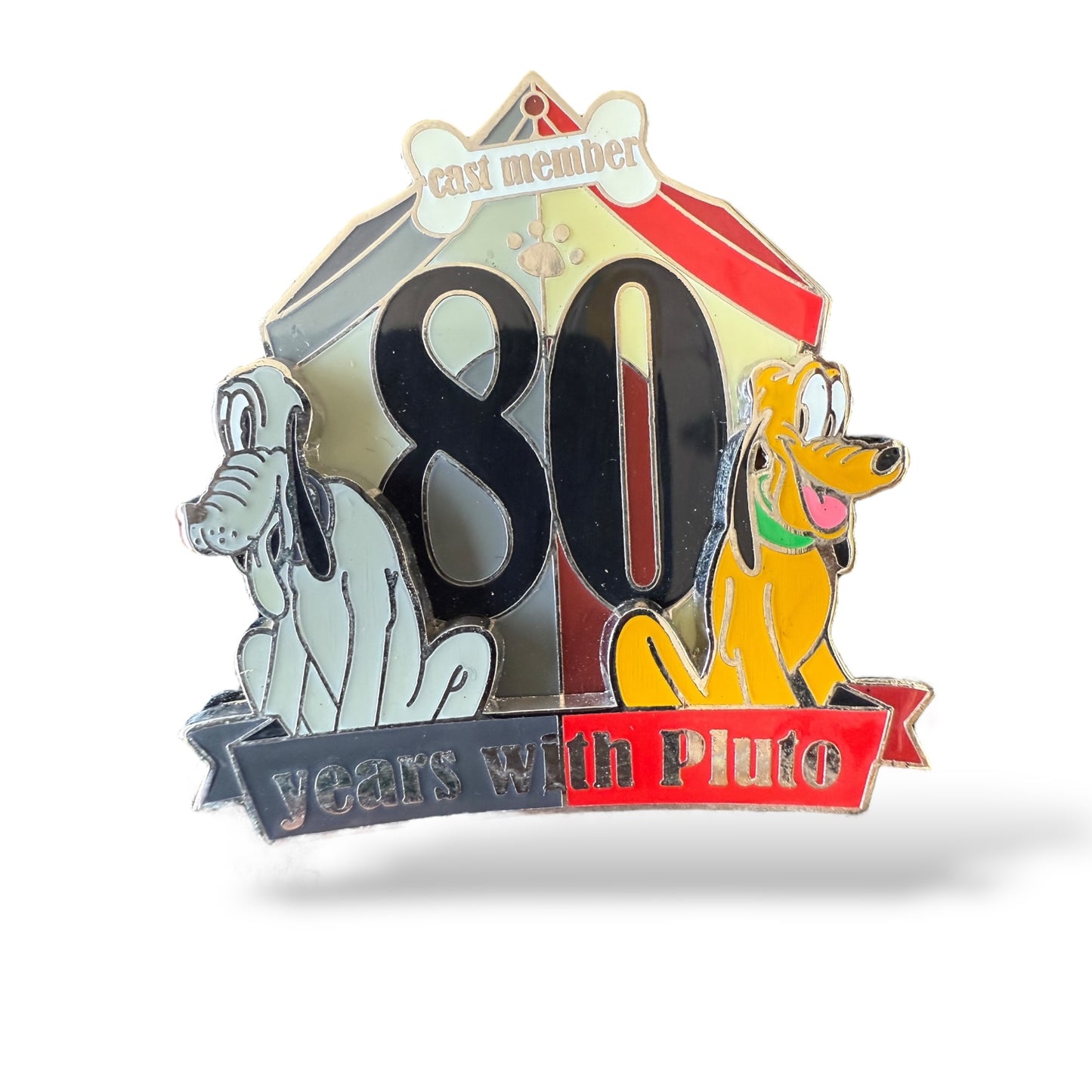 DEC 80 Years with Pluto Pin