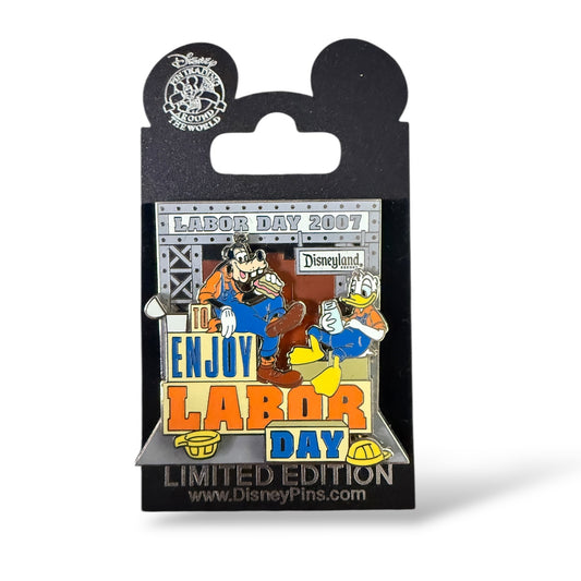 DLR Labor Day 2007 Donald Duck and Goofy Pin