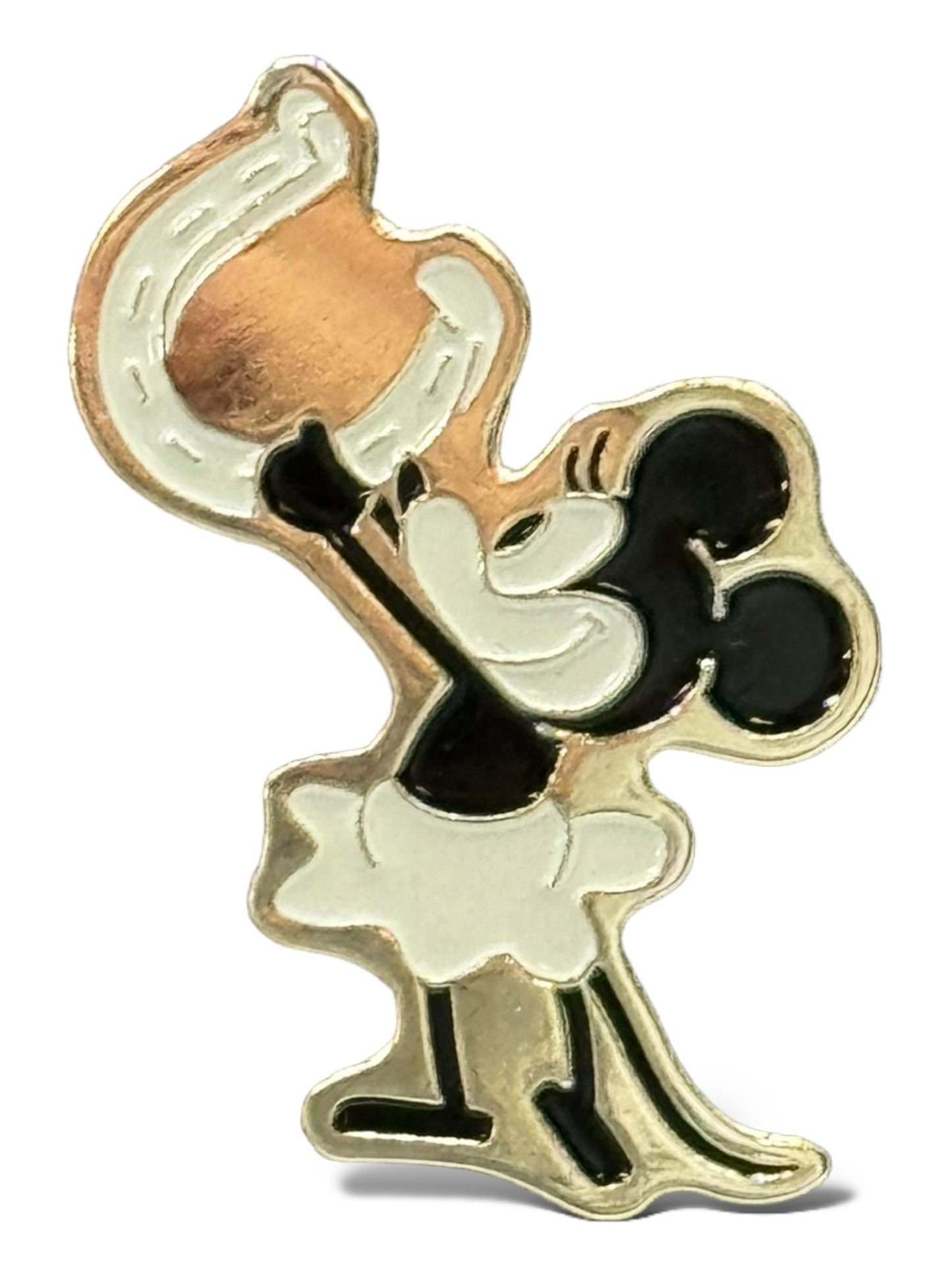 JDS Filmography Collection Plane Crazy Good Luck Horseshoe Pin