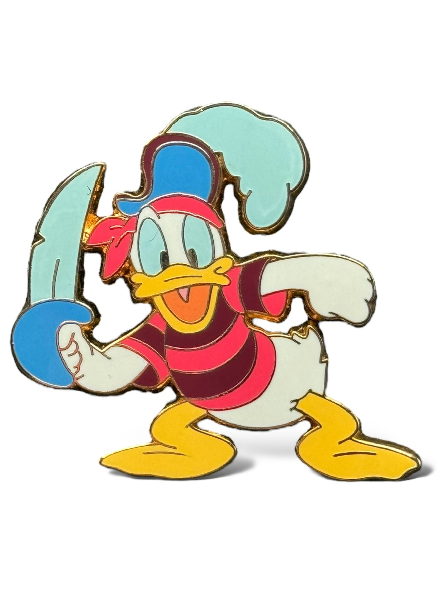 Disney Parks Donald Duck Pirate Red Shirt PIn