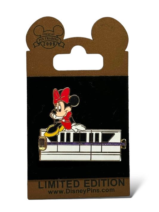 WDW Gold Card Collection Purple Monorail Minnie Pin