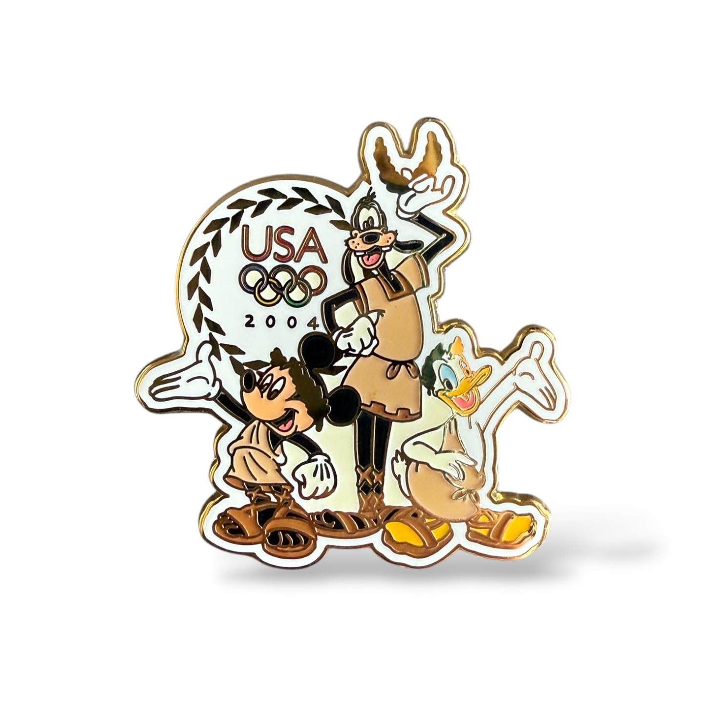 DEC Olympics Mickey, Goofy, Donald USA 2004 Pin