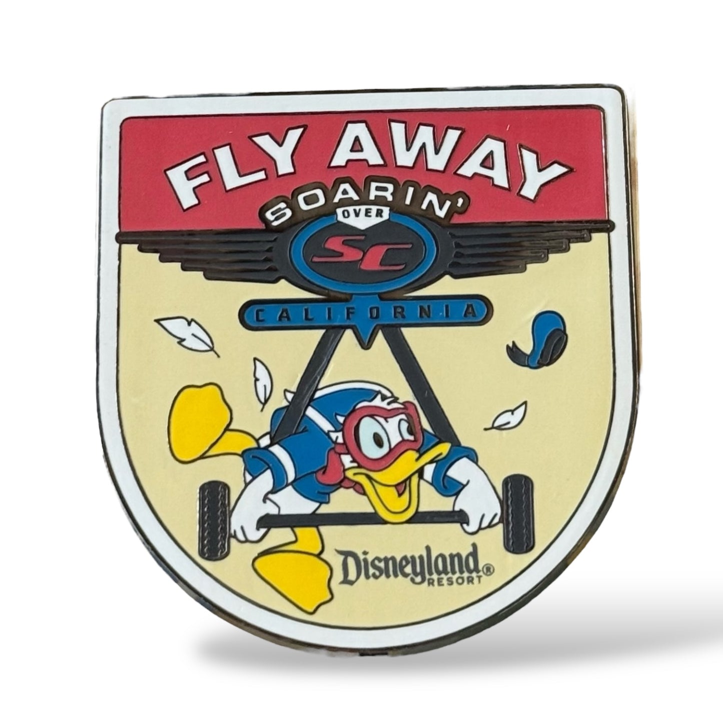 DLR Mickey's Pin Odyssey Donald Soarin' Over California Pin