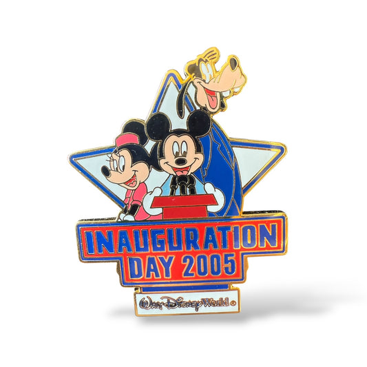 WDW Inauguration Day 2005 Mickey, Minnie, and Goofy Pin