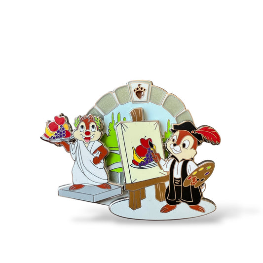WDW Museum of Pin-Tiquities Chip n' Dale Painters Pin