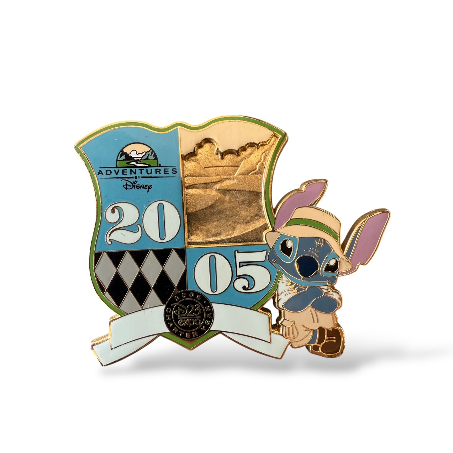 D23 Magical Disney Destinations Adventures by Disney Stitch Pin