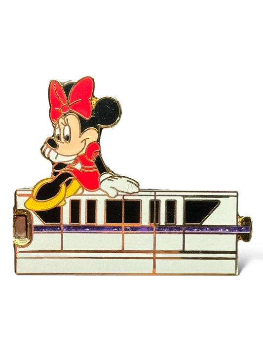 WDW Gold Card Collection Purple Monorail Minnie Pin