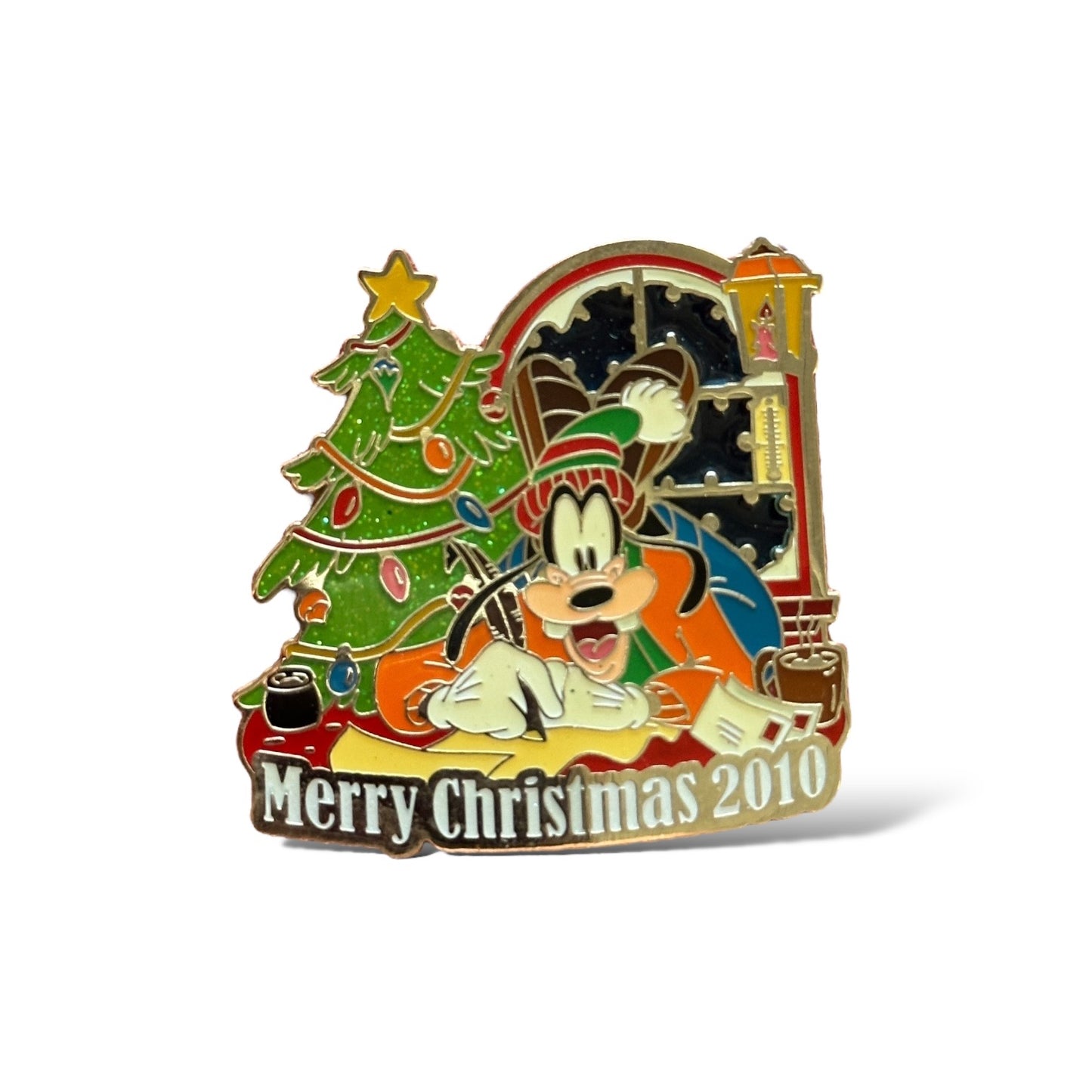 Disney Parks Merry Christmas 2010 Door Hanger Collector Pin Set