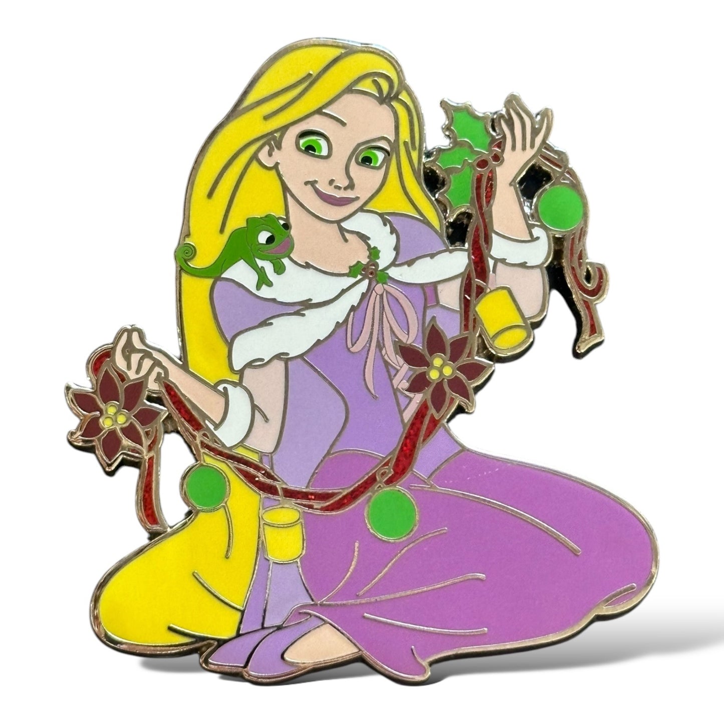 Disney Parks Holiday 2019 Greeting Card Rapunzel Pin