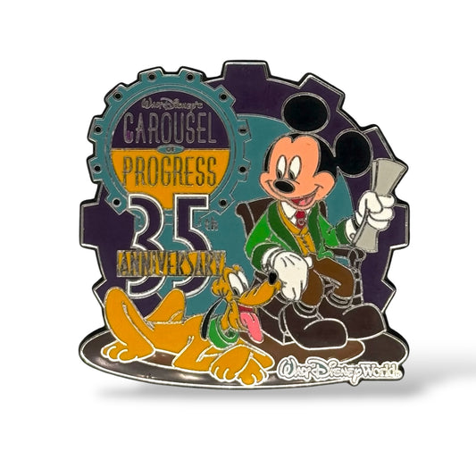 DLR Carousel of Progress 35th Anniversary Pin