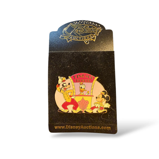Disney Auctions Mickey, Donald and Goofy Cinema Tickets Pin