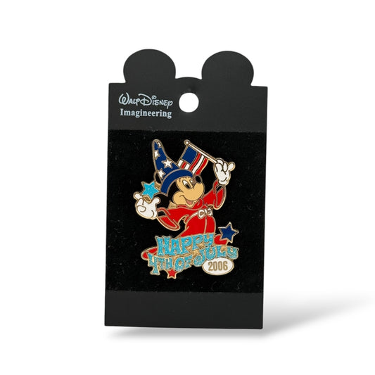 WDI Sorcerer Mickey Happy 4th of July 2006 Pin