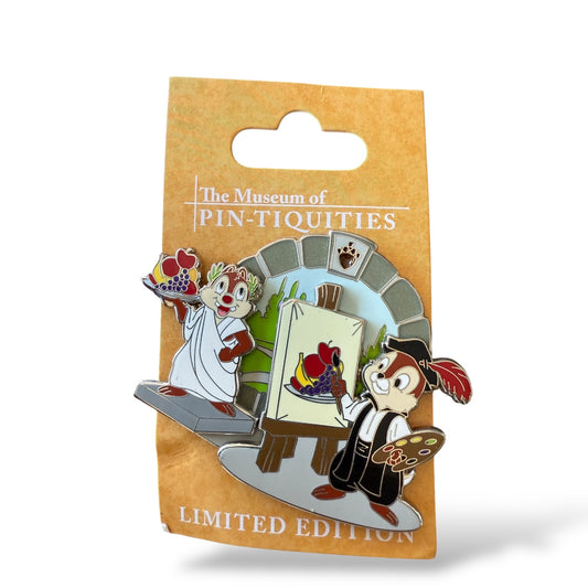 WDW Museum of Pin-Tiquities Chip n' Dale Painters Pin