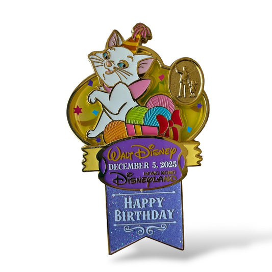 HKDL Walt Disney's Birthday 2025 Marie Pin
