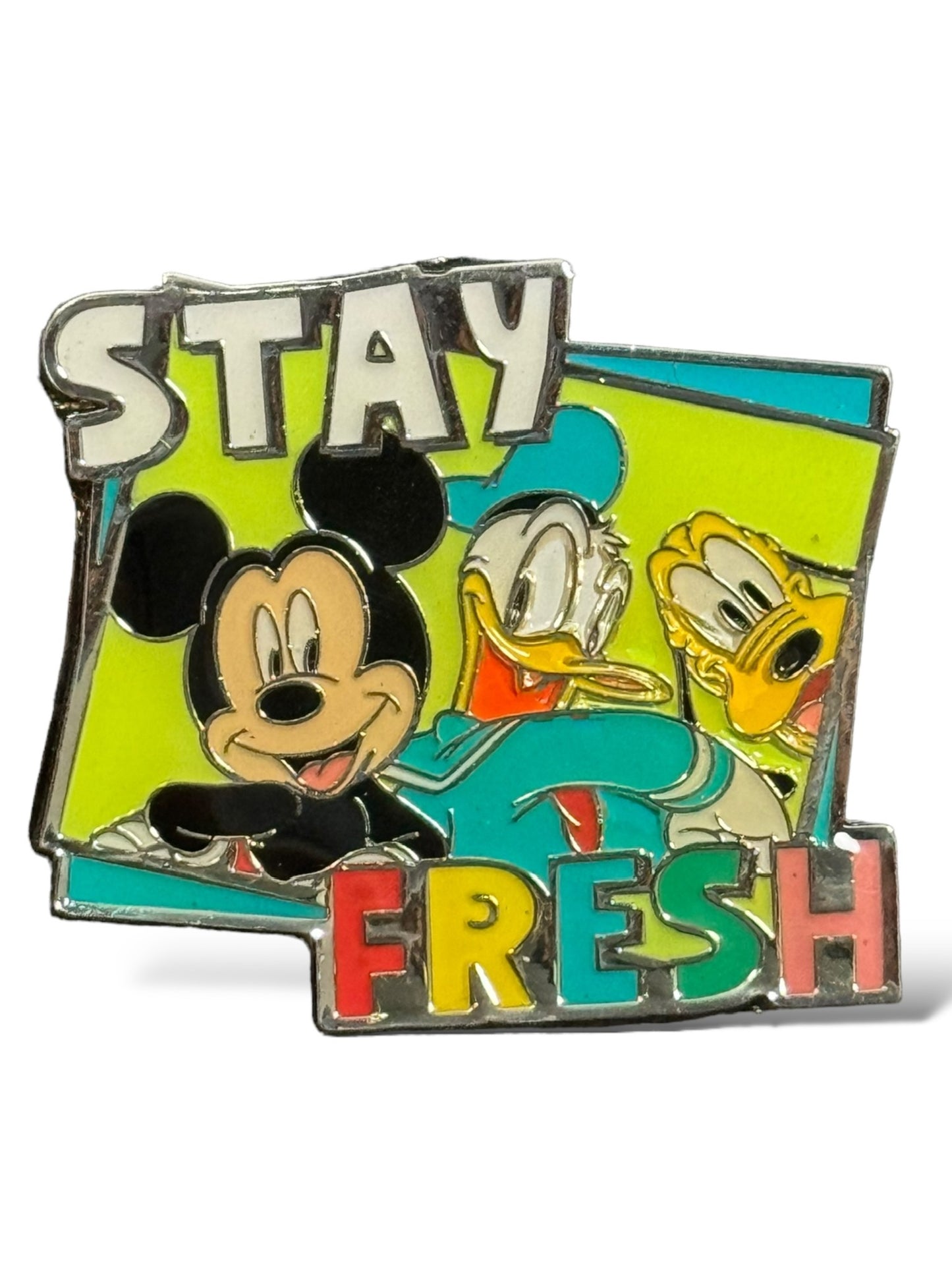 Disney Parks Stay Fresh Mickey, Donald, and Pluto Pin