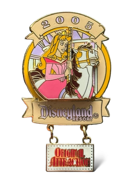 DLR Original Attraction King Arthur Carrousel Aurora Pin